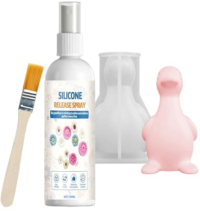 Spray Sformatura Per Resina Epossidica Agente per Demoldaggio e Rimozione | Spray per Sformatura Epossidica e Antiaaderente Per Adulti, Professionisti, Appassionati, Principianti, Dilettant