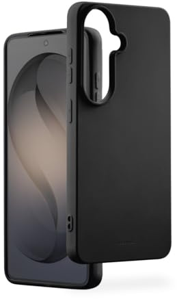 Hama Hülle für Samsung Galaxy S26 (Handyhülle, stoßfest, Kratzfest, Elegante Schutzhülle für Rückseite, weich, Slim, softe Oberfläche) schwarz