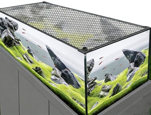 Aquarium-Deckel, DIY, magnetische Aquarium-Anti-Sprung-Abdeckung, maßgeschneiderte Mesh-Terrarium-Deckel, Aquarium-Abdeckung, auf Jede Größe zuschneidbar(120x40CM/47.24x15.75in)