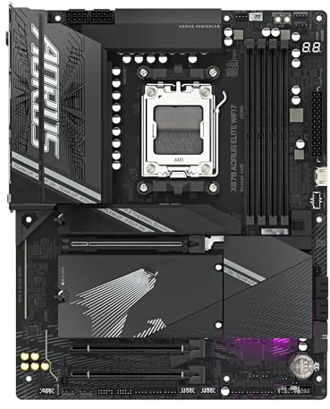 scheda madre Fit For GIGABYTE X870 AORUS ELITE WIFI7 ATX AMD DDR5 16+2+ / 4*M. Scheda madre LAN .5GbE