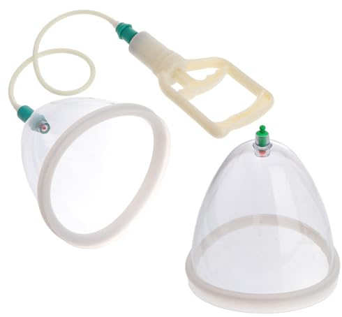 Toddmomy Ventouses chinoises grandes ventouses de massage Lot de 2 pour amélioration circulation et fascia, adapté pour soulagement douleurs cou en salon