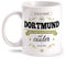 Fashionalarm Tasse Ich komme aus Dortmund - beidseitig bedruckt mit coolem Spruch | Geschenk Idee für Dortmunder Männer & Frauen, Farbe:weiß