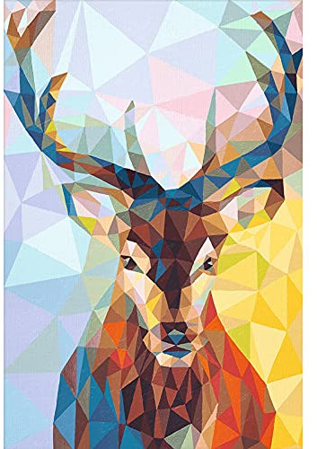 WACYDSD Puzzle 1000 Teile Abstrakter Hirsch Classic Puzzle DIY Kit Holzspielzeug Unique Gift Home Decor
