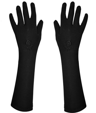 bonballoon Stretch Handschuhe Ärmel Arm Arme Abdeckung Abdeckungen Schleier Hijab Hejab Islam Islam Abaya Muslim Hijab Extensions Bescheidene Handschuhhülse Frauen Winter Warm Wärmer Outdoor Sun Block