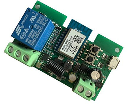 MHCOZY Smart Wireless WiFi Relay Switch, control de voz de su chimenea, trabajo con Alexa Assistant IFTTT (Smart life app WIFI RF)