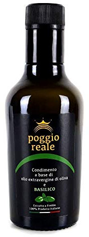 Poggio Reale Condimento Olio Extravergine di Oliva Basilico Litri 0,250