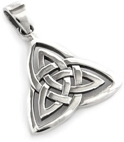 Windalf Celtic Damen Silber Schmuck Anhänger TRINY 2 cm Irischer Symbolschmuck Keltische Triskele Silberanhänger 925 Sterlingsilber