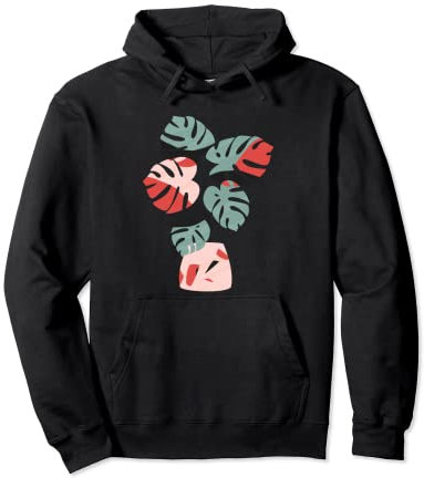 Monstera Leaf Monstera Deliciosa Käsepflanze Pullover Hoodie