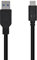 AISENS Cable USB 3.1 Gen 2 10 Gbps 3 A. Tipo C/M-A/M. Negro. 0.5m