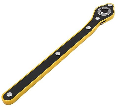 UxradG 1 pc Universal Automotive 360° Swivel Labor-Saving Jack Ratchet Wrench, Scissor Jack Lift Speed Tyre Repair Tools Jack Lug Handle Tool Tire Wheel Jack Wrench(Black)