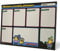 Grupo Erik Wochenplaner Block A4 Kalender Planer Minions Kalender - Tischplaner A4 - Tischkalender ohne Datum - Schreibtischunterlage Papier