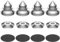 Tertullus 4 Stück Lautsprecher Spikes Boxenspiks Edelstahl Höhenverstellbare Subwoofer Spikes Absorber Füße Mit Spikes Unterlegscheiben für HiFi-Geräte und Lautsprecher