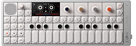 teenage engineering OP-1 Field Synthesizer, Sampler, Drumcomputer, mit integriertem Lautsprecher, Mikrofon, Effekten und Vocoder