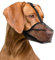 Maulkorb für Hunde mit abgerundetem Mesh, atmungsaktiver Maulkorb für kleine, mittelgroße und große Hunde, verhindert das Fressen, Beißen und Kauen(L, Schwarz)