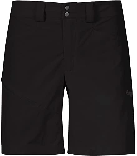 Bergans W Vandre Light Softshell Shorts Schwarz - Leichte atmungsaktive Damen Softshell Shorts, Größe 44 - Farbe Black