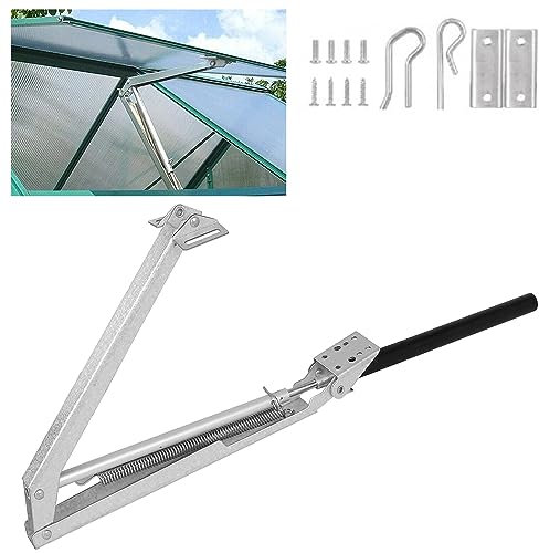 Automatischer Fensteröffner für Gewächshaus Automatisches Öffnen und Schließen Temperaturgesteuert 7kg Hubkraft 45cm Öffnungshöhe (1PCS)