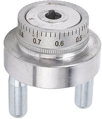 Candeon Handrad fur Drehmaschine, 50mm Mini Handrad für Fräsmaschine Handrad Mit Kurbelgriff, Milling Hand Wheel mit Skala für 210 8x16, 220x400, 220x600, 220x750, 7x12, 7x14 Drehmaschine Fräsmaschine