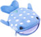 Porte-Monnaie Mignon en Forme de Requin - Petit Portefeuille en Peluche pour Cosmétiques, Fermeture Éclair, Porte-Clés, Monnaie, Mini Écouteurs - Pochette Fantaisie Animal