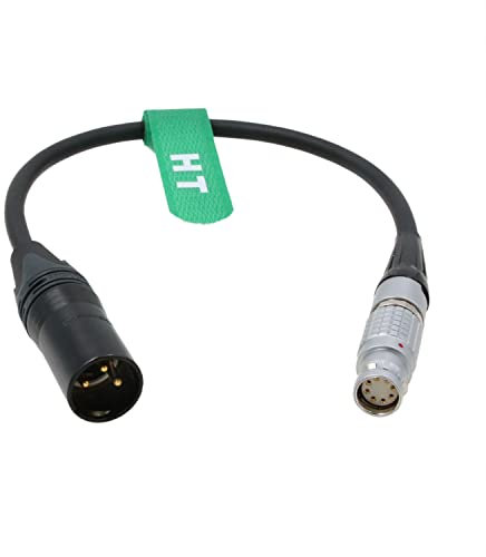 HangTon Cable de alimentación de 24 V para cámara ARRI Alexa 35, Alexa Mini, Amira, Alexa Mini LF XLR de 3 pines a 8 pines, 30 cm