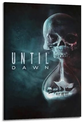 njxbrek Until Dawn Poster Zimmer Dekor künstlerisches Poster für Schlafzimmer Wohnzimmer Wände ästhetisches Poster 20 x 30 cm (08 x 12 Zoll) Rahmenstil