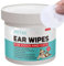 PET4U Cat & Dog Ear Wipes - 120 Biodegradable & Flushable Pads - Deep Cleansing, Removes Wax & Odour - Aloe Vera & Castor Oil for Soothing Relief - Safe for Puppies, Kittens & Sensitive Ears