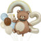 DazzJoy Bär Geburtstagsdeko 2 Jahre Junge, Bär Luftballon 2. Geburtstag Junge Mädchen, Bär Geburtstag Deko 2 Jahre Junge