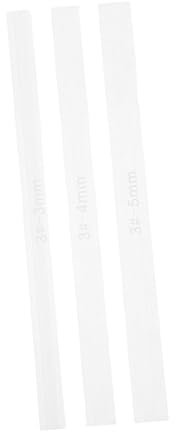 UTHCLO 3pcs Leathercraft Zipper Glue Ruler Set for Accurate Adhesive Application for DIY Projects and Crafting