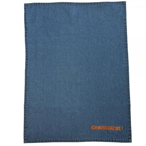 pad concept Denim Geschirrtuch 2er Set Ich muss gar nix