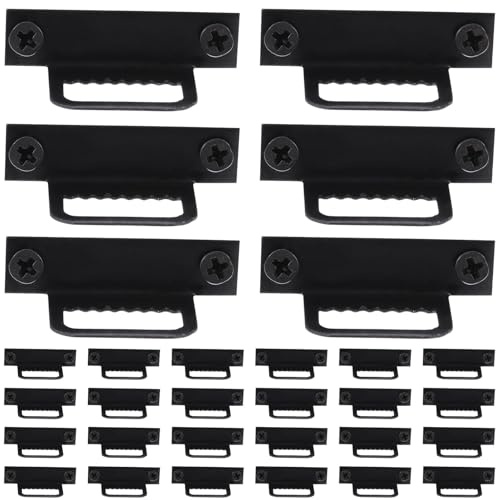 HAMPPLIES Kit de 100 Crochets L en Fer Antirouille Vis Suspendre de Tableaux, Supports Muraux pour Cadres Photo et Décoration Murale, pour Accrochage Photo Mural et Porte-tableaux Robuste