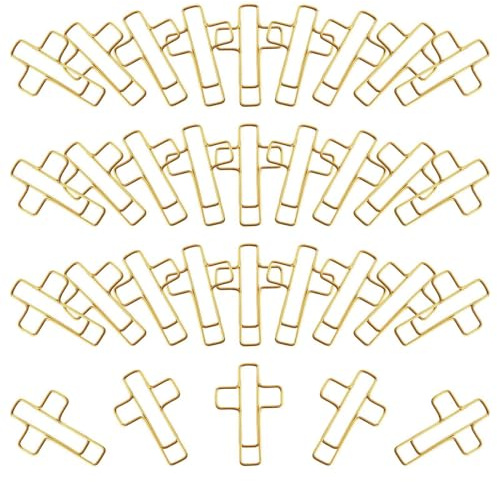 Ordner aus beschichtetem Stahl, Verschluss aus poliertem Papier, 2,8 cm Klemme mit stabilem Messing-Dokumentenhalter, Clip mit eleganter Kurve, Schreibwarenbedarf für Schule und Archiv