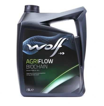 Huile de chaîne biodégradable agriflow pour tronçonneuse. Bidon de 5L - Pièce neuve