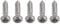 50pcs Screws for Guitar,Chrome Mounting Screws for Guitar Machine Heads Tuning Pegs Tuners(Silver)