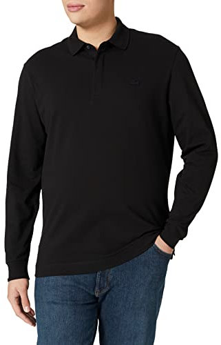 Lacoste Paris Polo Classique Manches Longues Homme Noir XL