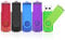 KOOTION Cle USB 8Go Lot 5 Clé USB 2.0 Pas Cher Flash Drive Porte Clé Stockage Disque Mémoire Stick pour Windows, PC, Enregistreur, Linux (Clip Coloré)