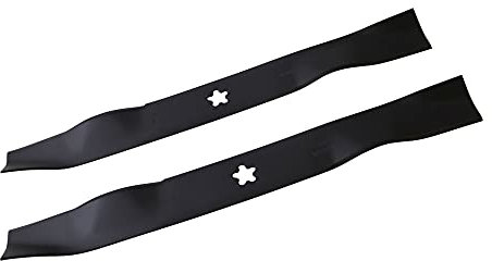 SECURA Jeu de lames (mulching) compatible avec Husqvarna LT125 954000772 Tracteur de pelouse