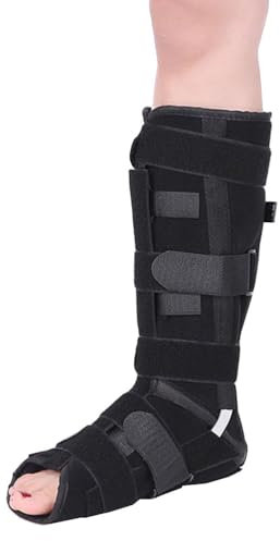 LIOOBO Chevillère médicale orthopédique en plâtre - Chaussure de randonnée médicale orthopédique - Support de cheville - Attelle de pied pour soulager la douleur