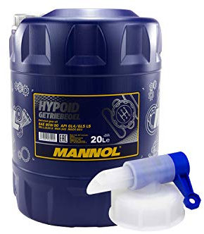 Getriebeöl MANNOL Schaltgetriebe API GL 4 GL 5 LS 80W-90 20 Liter inkl. Auslasshahn für Aprilia Cectek/Herkules Daelim Derbi E-Ton Gilera Harley Davidson Husqvarna Italjet KTM Kymco Peu geot Piaggio