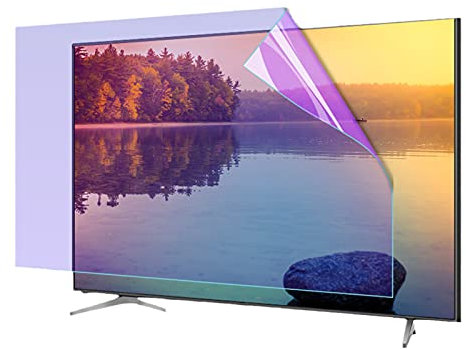 TIM-LI Protecteur D'écran 50 - Film Filtre Anti-Lumière Bleue/Ultra-Clair, pour Sharp, Sony, Samsung, Hisense, LG Etc,1095 * 616mm