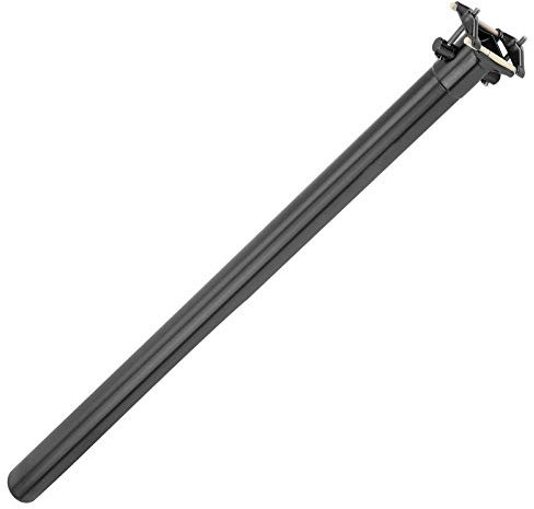 SPYMINNPOO Aluminium Fahrrad-Sattelstütze, 33,9 mm, Verstellbar, Faltbar, Rennrad, Mountainbike, Schwarz