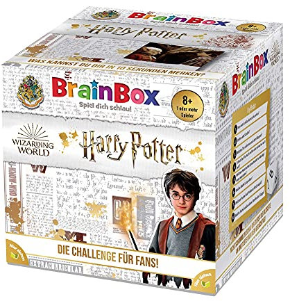 Brain Box 2094946 Harry Potter, Lernspiel, Quizspiel für Kinder ab 8 Jahren, deutsche Edition, Wizarding World