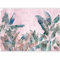 murando - Papier peint panoramique nature 350x256 cm - Revêtement mural décoration salon - Design moderne - Marron gris rouge - En fleurs tendances jungle feuilles plantes nature b-A-0911-a-a