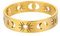 MAYIYAHO Klassische Sonne Mond Ringe für Frauen Edelstahl 18k Gold Farbe Ästhetik Ring Vintage wasserdichte Hochzeit Schmuck Anillos Mujer