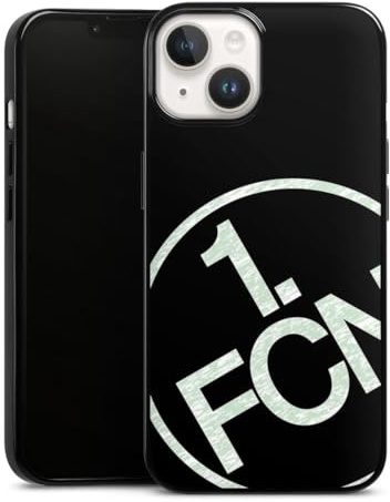 Silikon Hülle kompatibel mit Apple iPhone 14 Case schwarz Handyhülle 1. FC Nürnberg Logo 1. FCN
