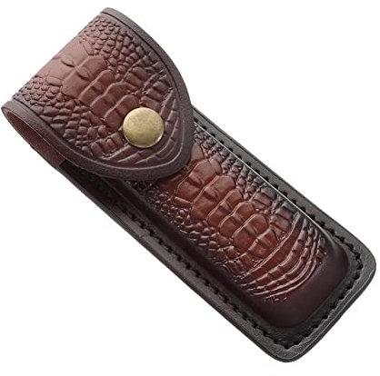 Leather Knife Sheath Folding Printed Knife Case Utility Knife Pouch Knife Sheath Outdoor Carry Knife Case