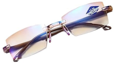 OVNMFH Saphir-Anti-Blau-Progressive Fern- und Nah-Lesebrille mit hoher Härte und doppeltem Verwendungszweck, ultraleichte Lesebrille für Frauen und Männer (Teal,'+2.0)