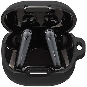 FTRONGRT Funda de Silicona para Auriculares Bluetooth para Anker Soundcore Liberty 4 NC, Durable y a Prueba de Golpes, Fundas para Anker Soundcore Liberty 4 NC Auricular Bluetooth.Negro