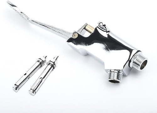 Control de pedal de pie, grifo de agua para fregadero de cocina manos libres G1/2 pulgadas, grifo de laboratorio de agua fría, grifo de control de pie sin contacto