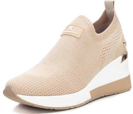 XTI - Slipper Damen Beige - Bequeme und vielseitige Schuhe - Casual Mode - Modell 14241601 (Größe 40)