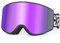 EXP VISION Skibrille, Snowboard Brille für Brillenträger Herren Damen Erwachsene Schneebrille OTG Anti-Nebel Skibrillen UV-Schutz Kompatibler Helm
