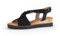 Gabor Damen Keilsandalen, Frauen Sandalen,Leichte Mehrweite (G),Sommerschuhe,Freizeitschuhe,offene Schuhe,schwarz(Kork/schw),38 EU / 5 UK